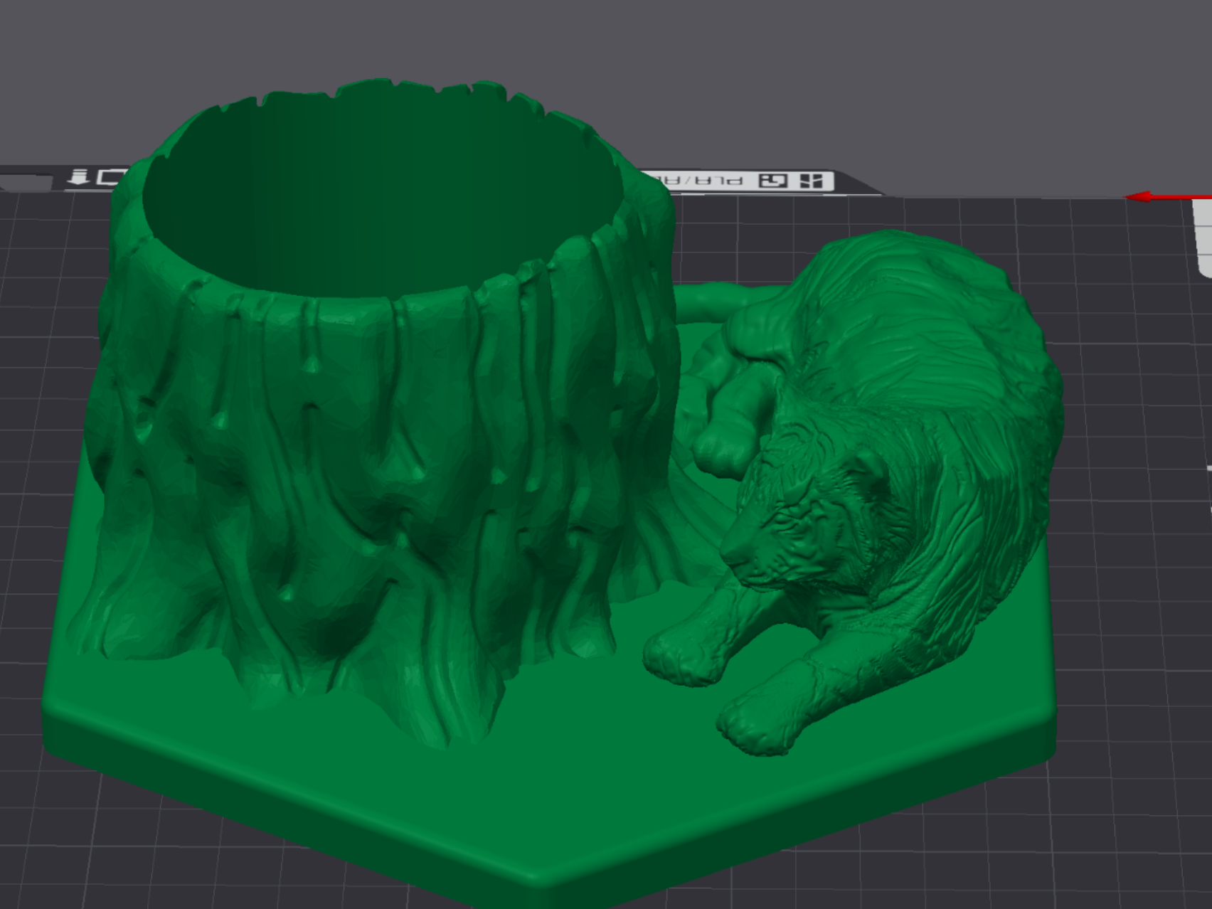 Tiger Environment Candle Holder