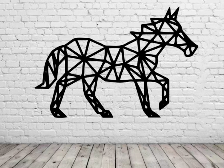 animal geometrico decoracion de pared v13