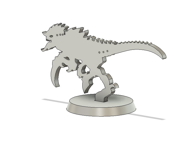 2D proxy tyranid Hormagant model