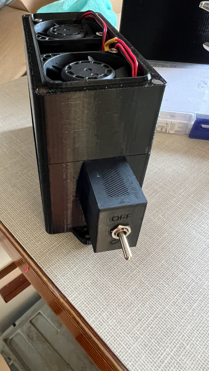 BentoBoxV2 fan case duct switch and socket holders