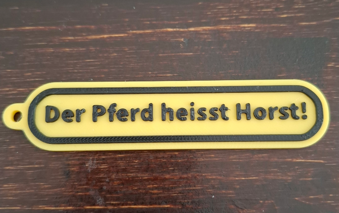 Der Pferd heisst Horst!