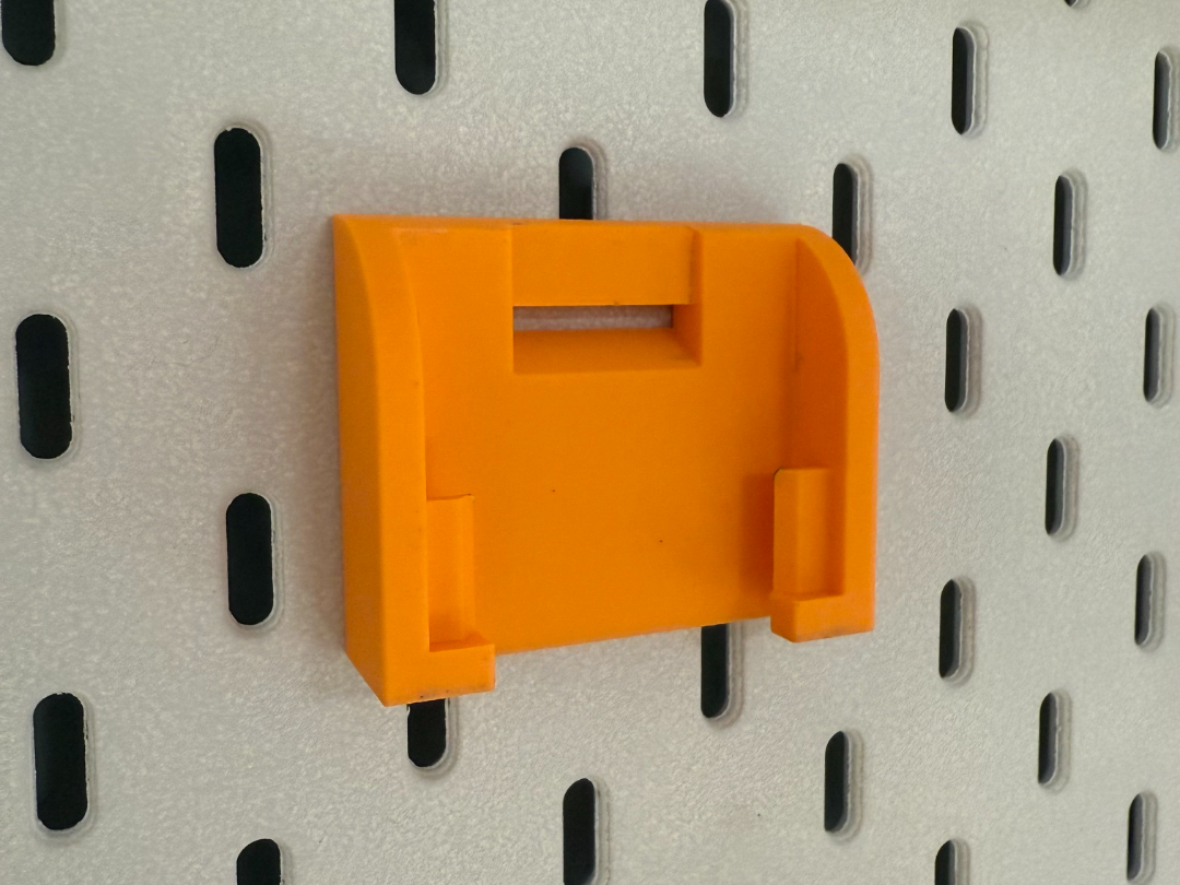 Skadis Ikea DeWalt Battery Holder