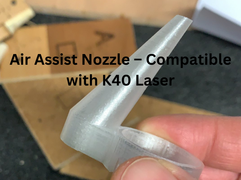 Air Assist Nozzle – Compatible with K40 Laser