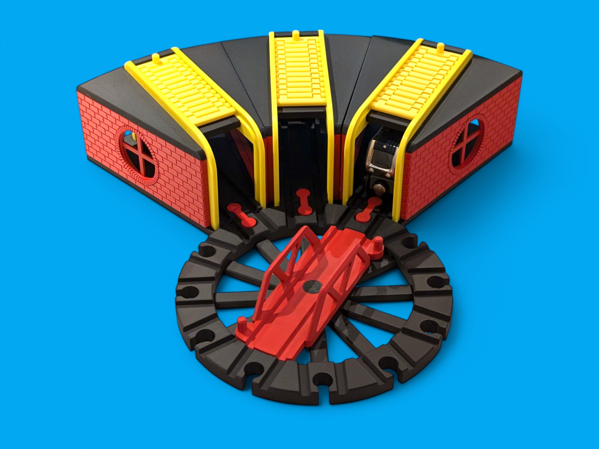 Customizable Brio / Ikea compatible roundhouse