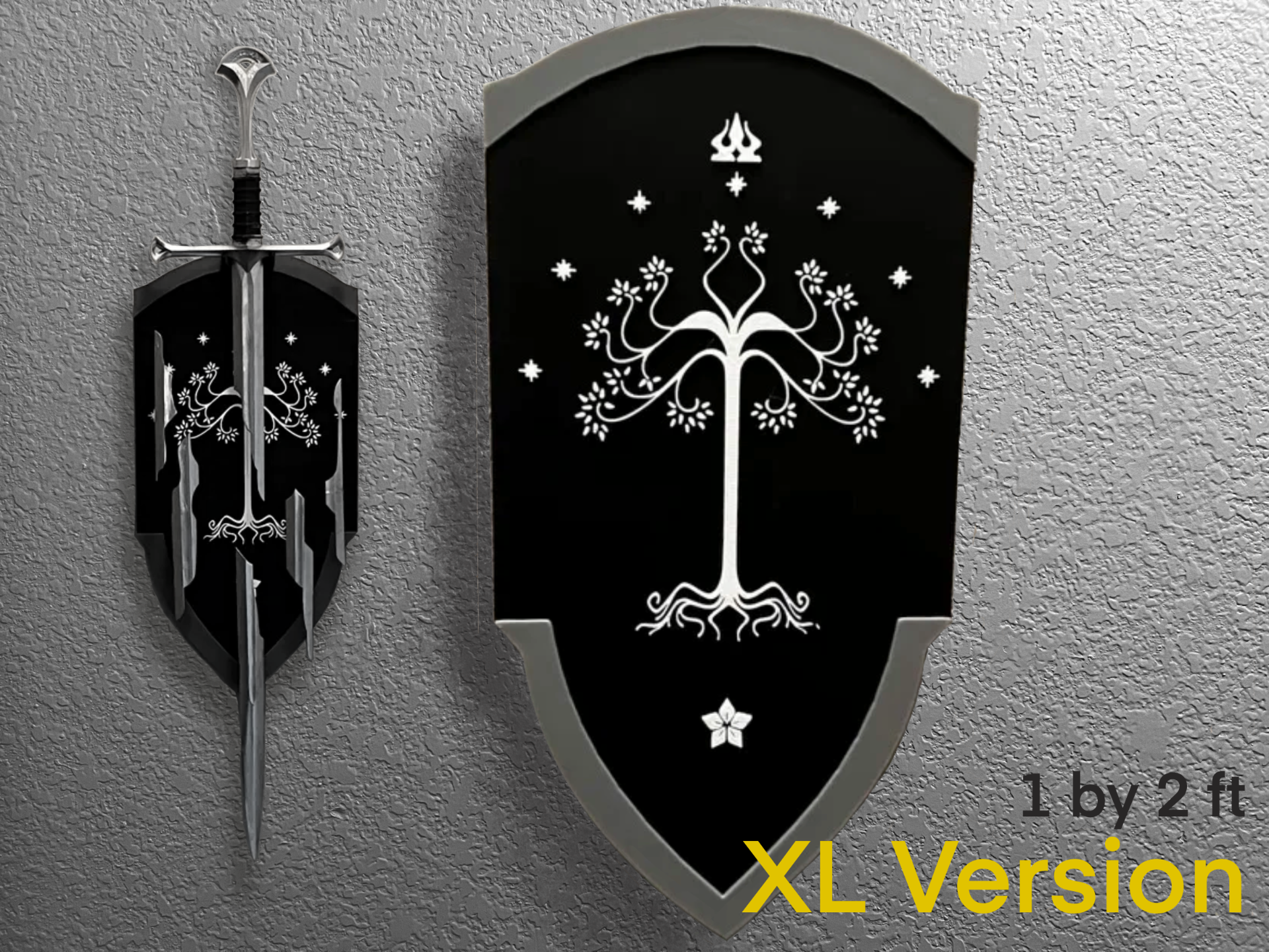 Shield of Gondor - Lord of the Rings - 1 by 2 ft