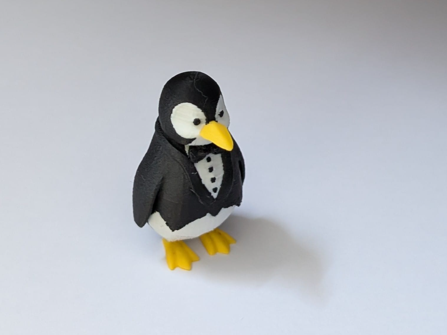 3D Waiter Penguin Elegance Cuteness in One Print!