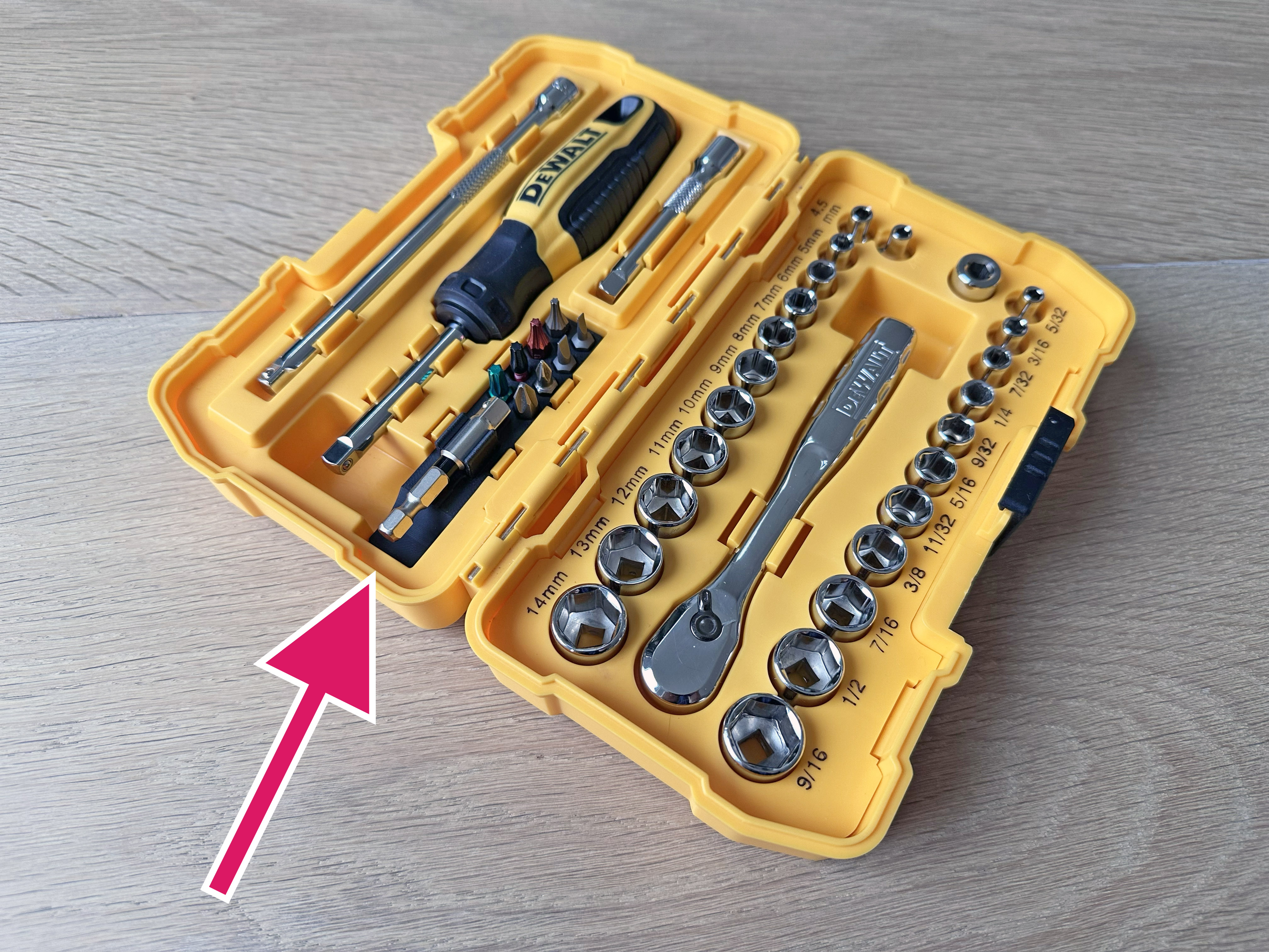 Dewalt Socket Set Impact Adapter Holder