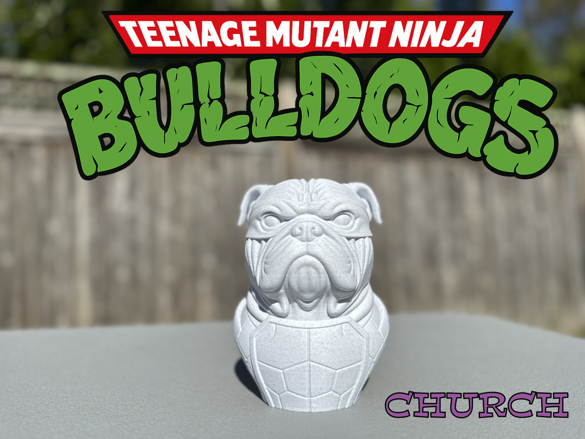 Teenage Mutant Ninja Bulldogs - English Bulldog
