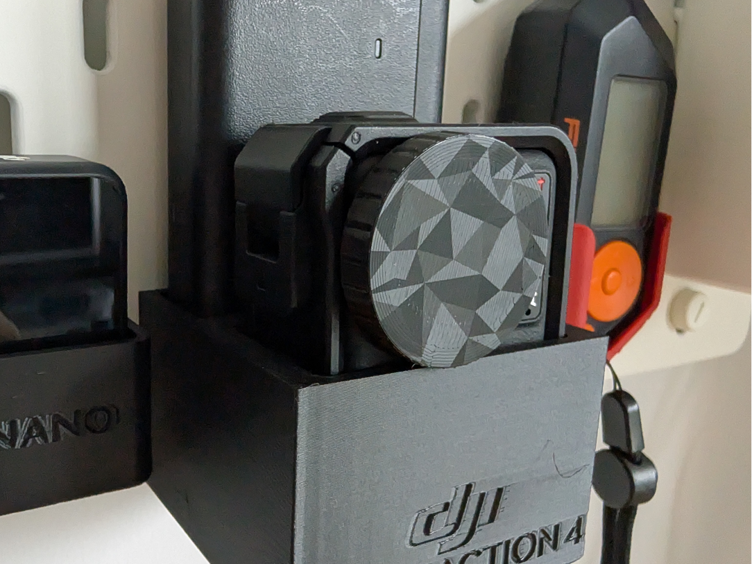 DJI Osmo Action 4 IKEA SKADIS holder