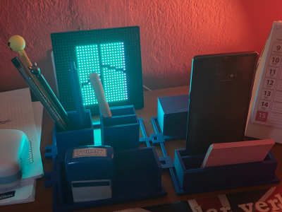 Modular desk organizer