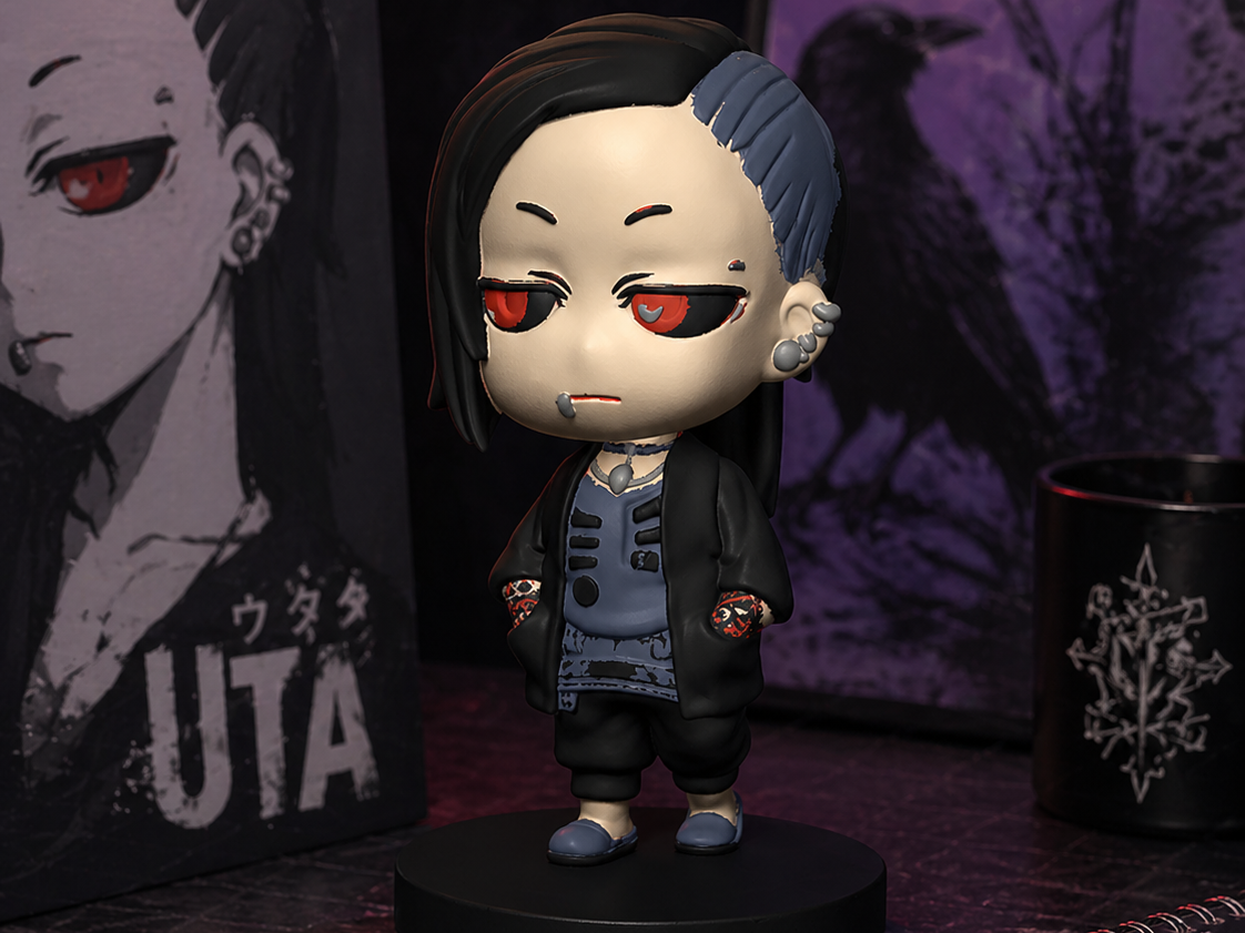 Chibi Uta Tokyo Ghoul Anime Figurine
