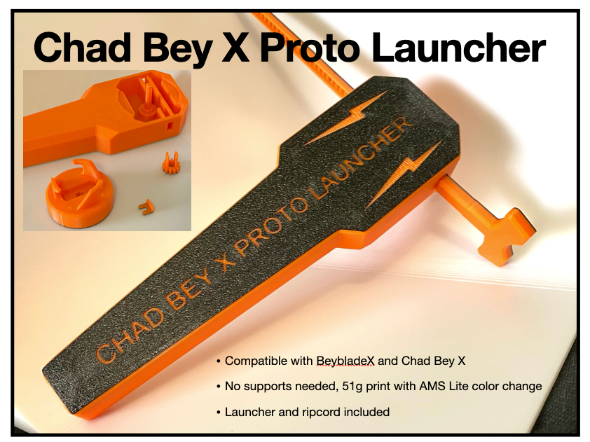 Chad Bey X Proto Beyblade X Launcher