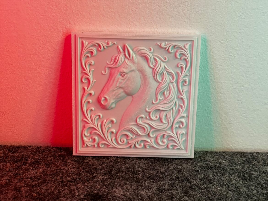 Horse Relief Sculpture
