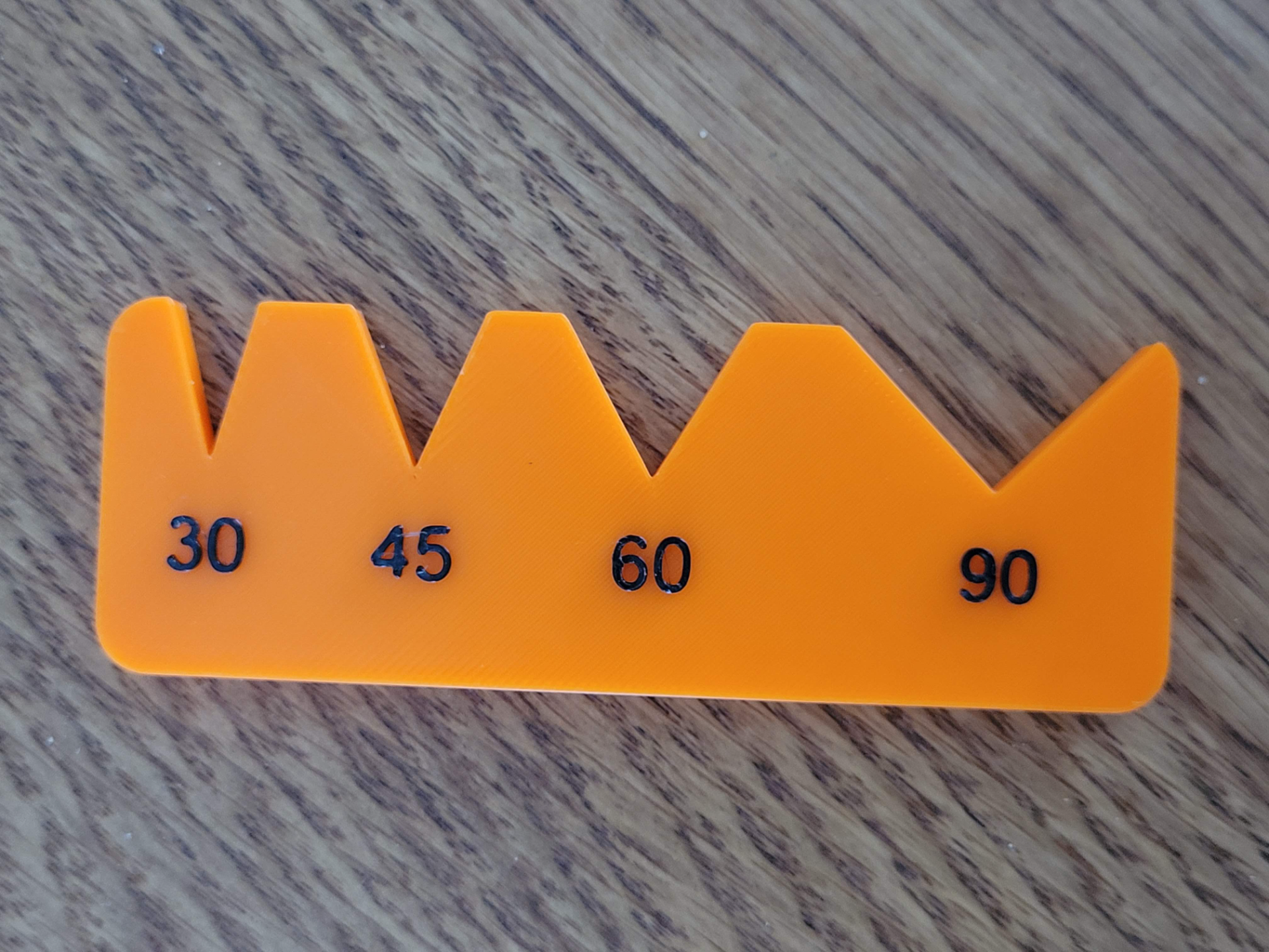V bit angle measuring tool CNC