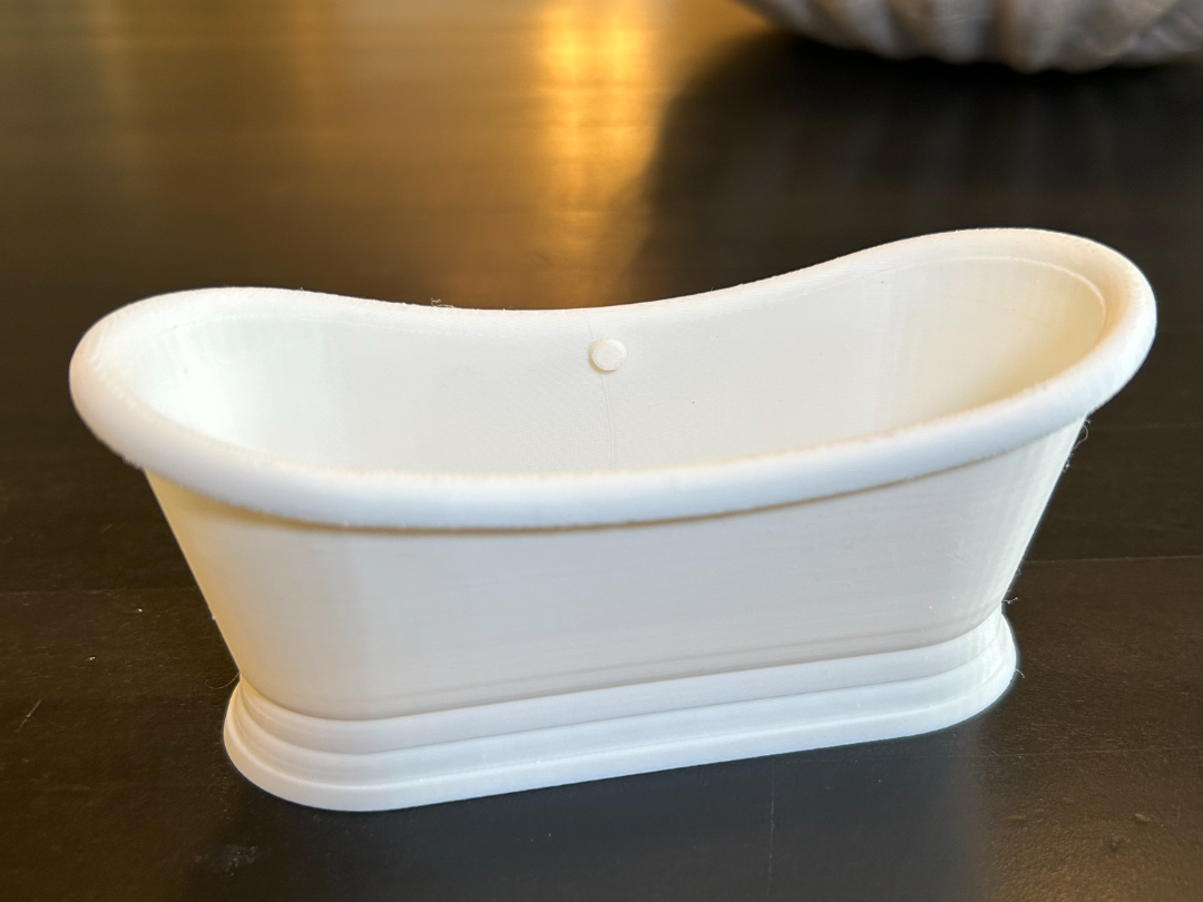 Miniature 1:12 Bathtub