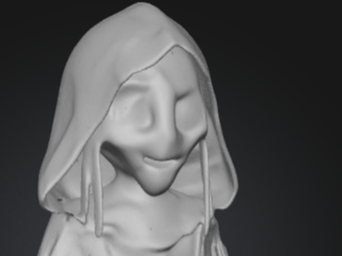 Ghost Holding 2Sweet Bowls