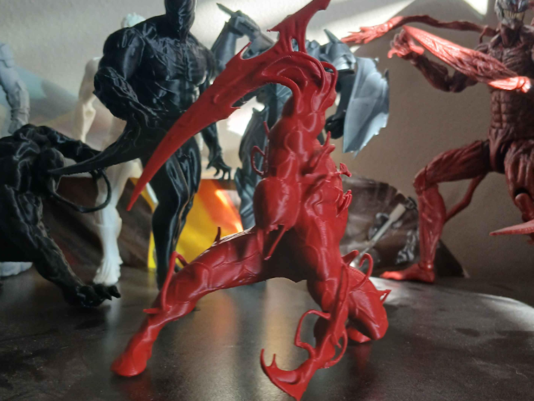 Crouching Red Symbiote