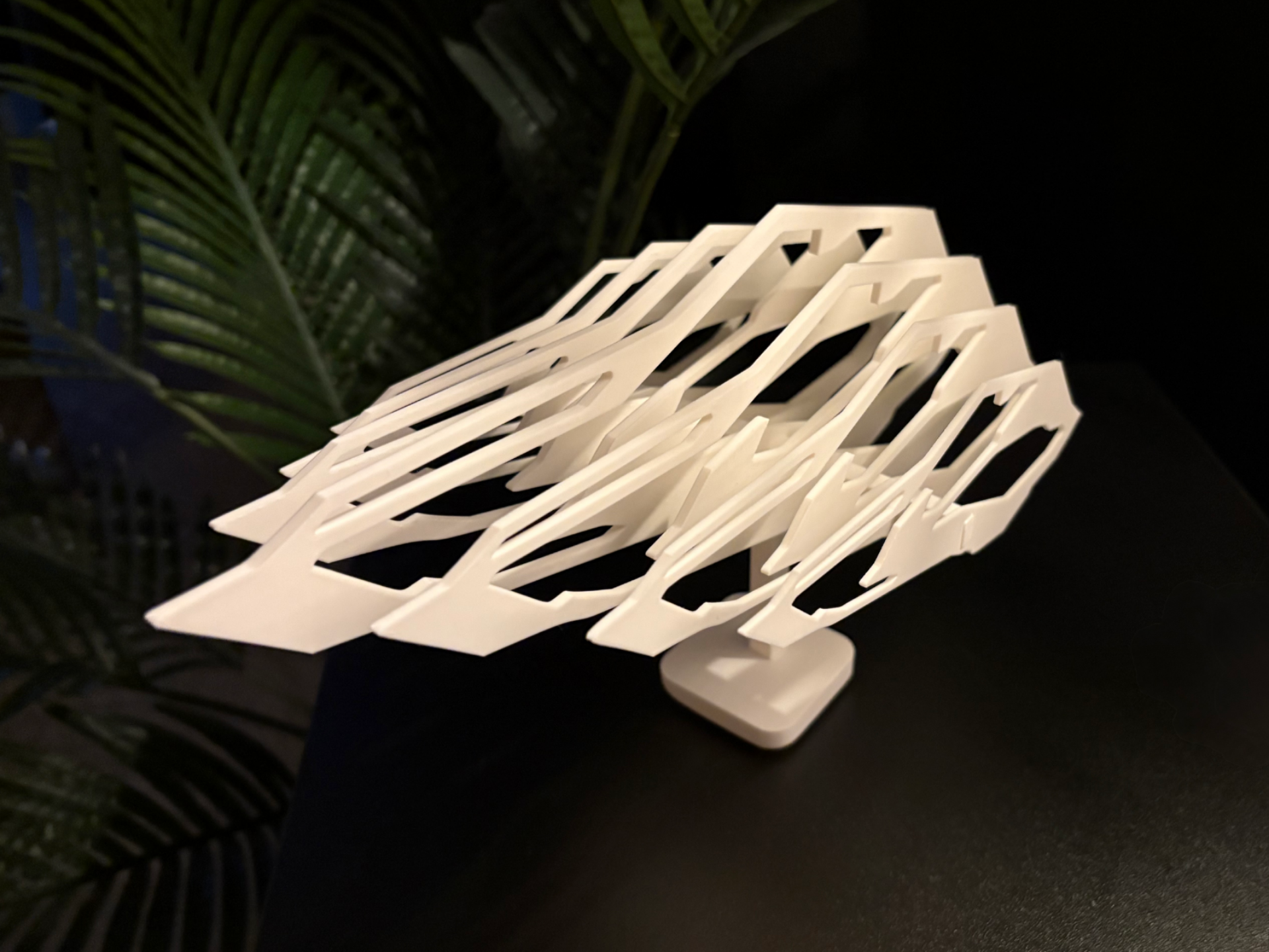 Futuristische Skulptur
