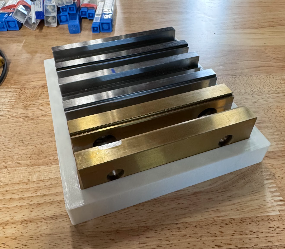 6" CNC Vise Jaw Tray - holds 3 complete sets