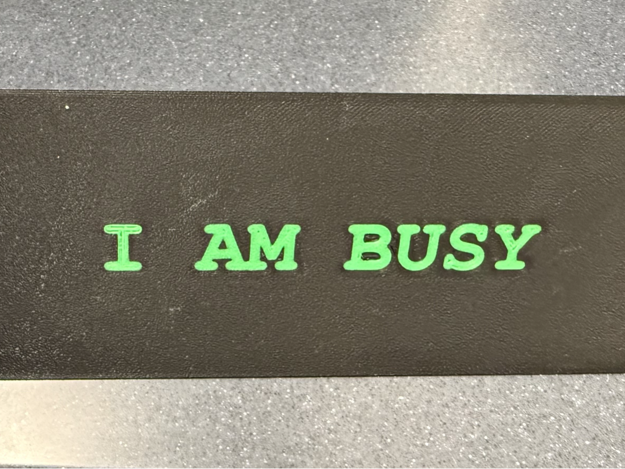 Introvert Desk Sign