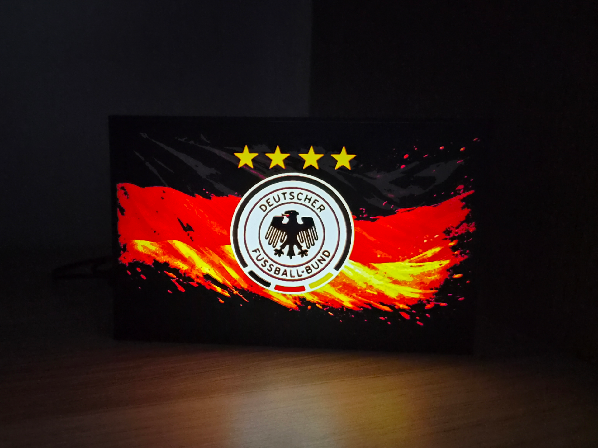 Fußball Deutschland DFB Lichtbox WM