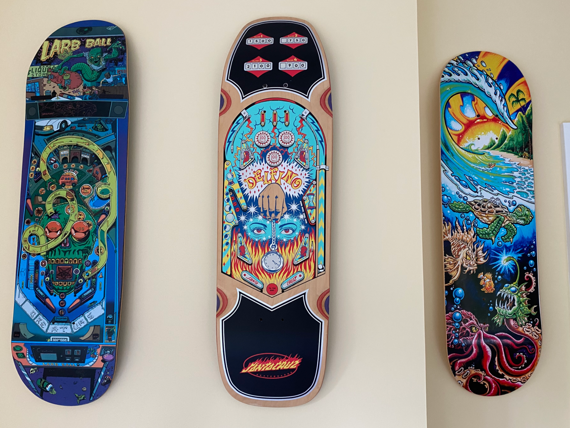 Skateboard Deck Wall Mount