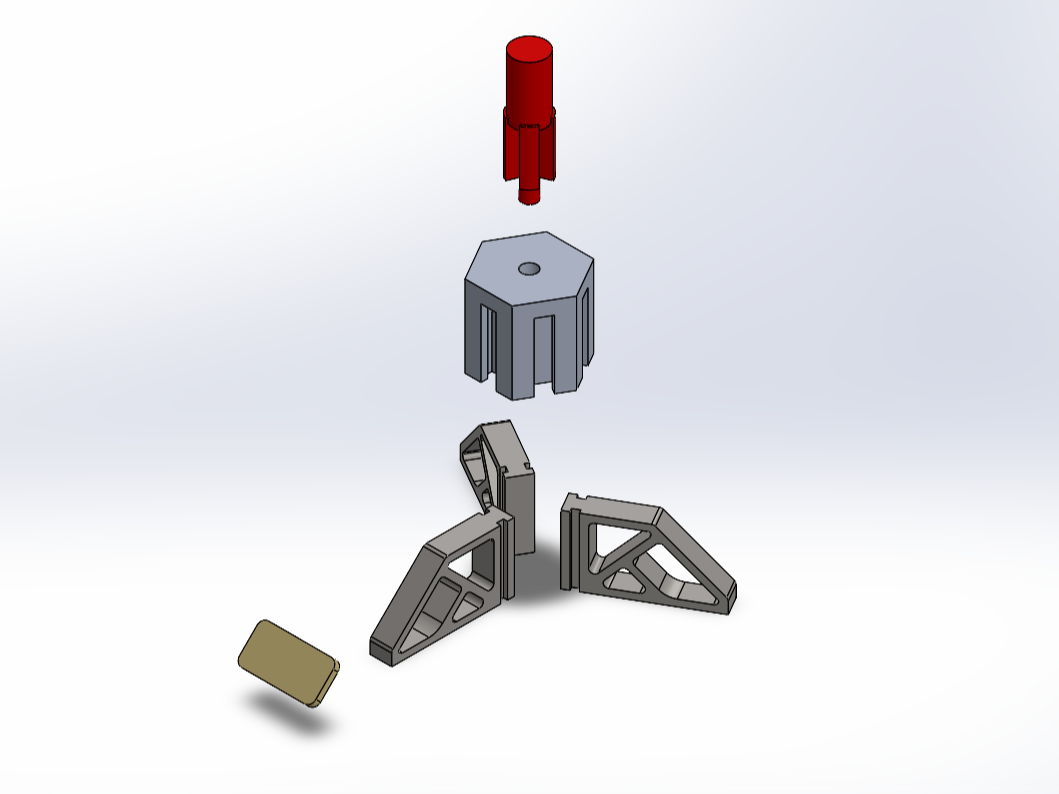 Model Rocket Display Stand (Rocket Insert Part)