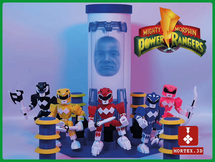 Power Rangers Command Center diorama
