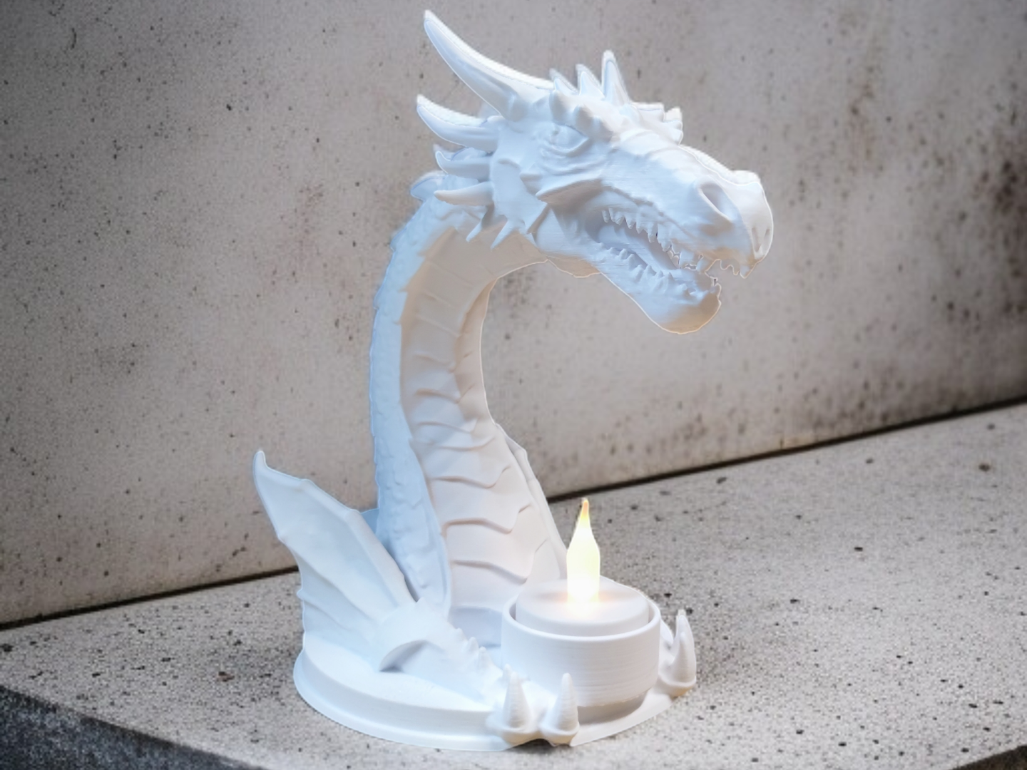 Draconic Flame The Dragon Candle Holder