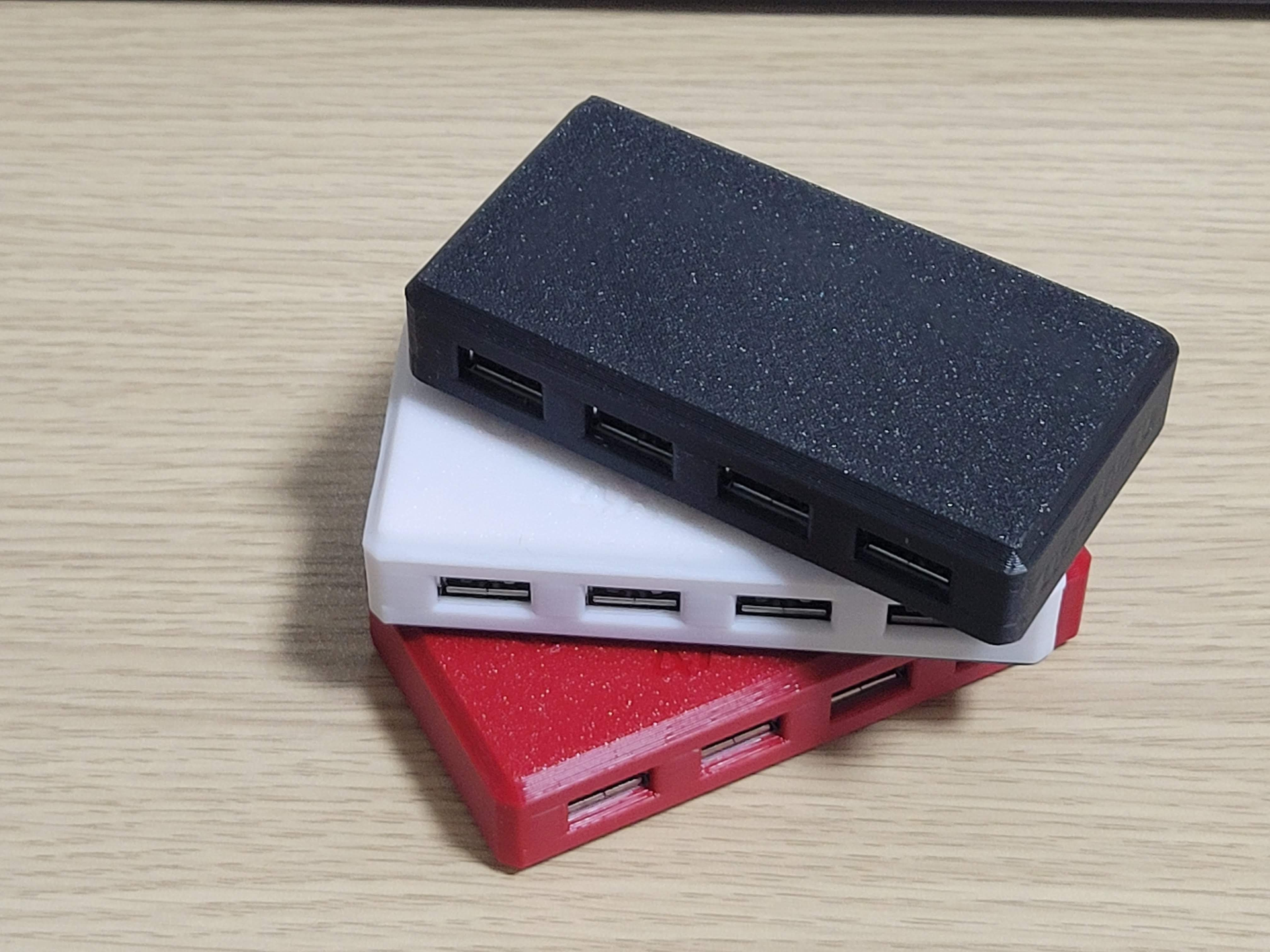 Remixed QC 4x USB board enclosure