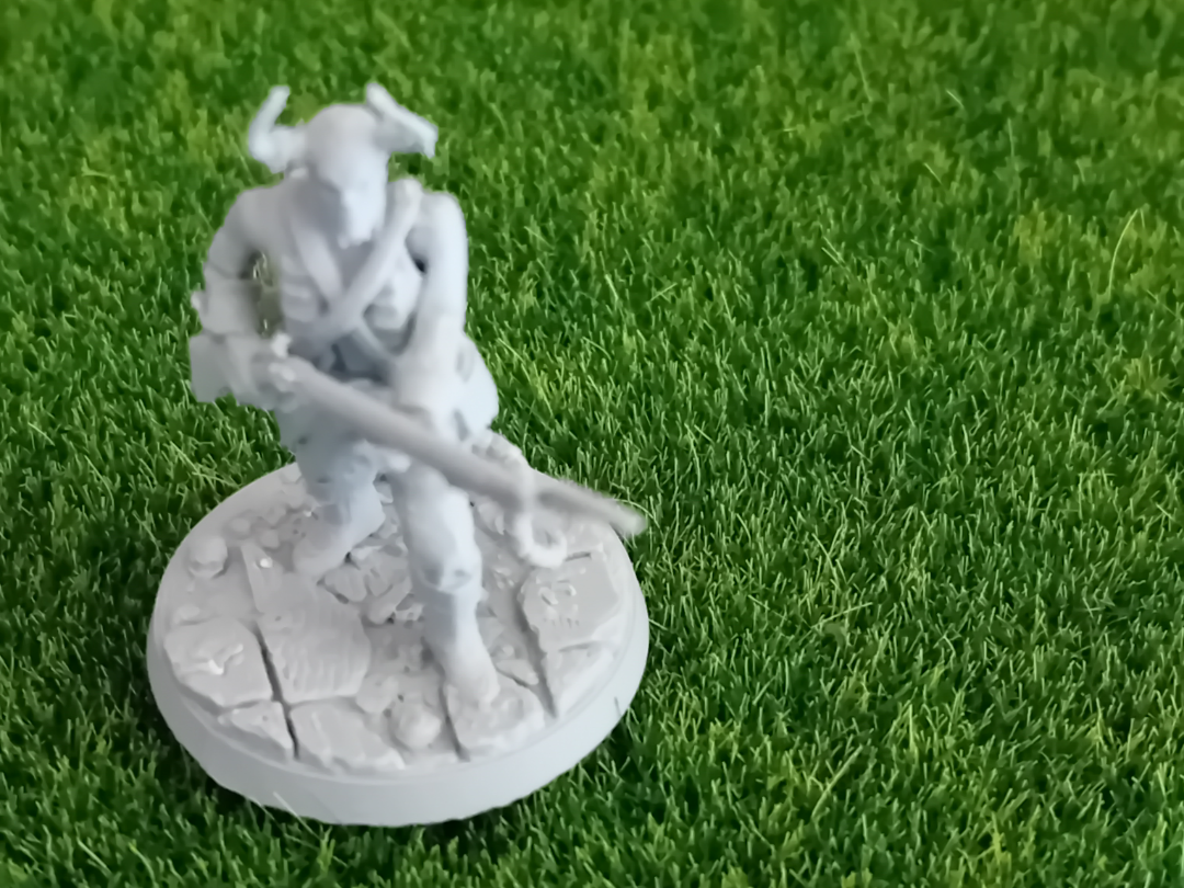 Devil redcoat  with musket-dnd teifling with gun