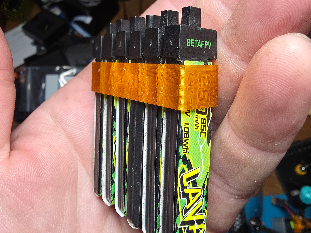 Minimalist Lipo Holder for Betafpv Lava II 280mAh