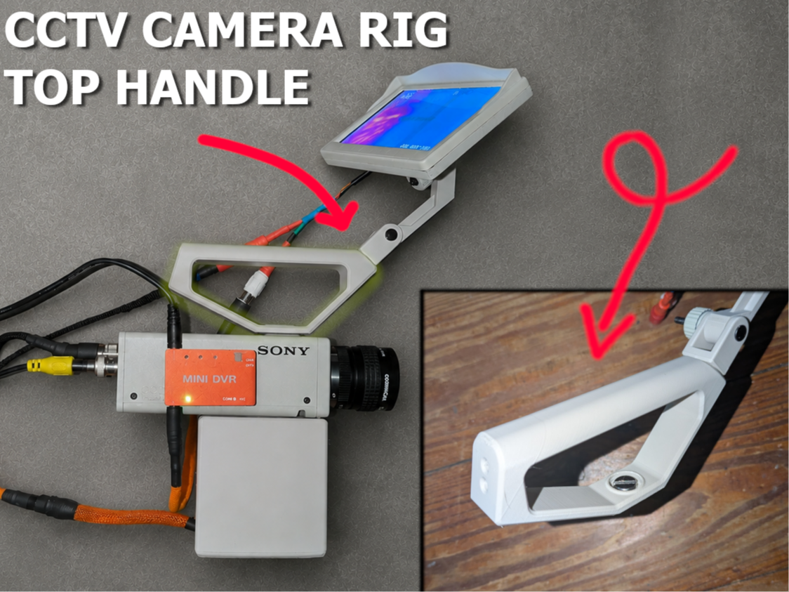CCTV Camera Top Handle Rig