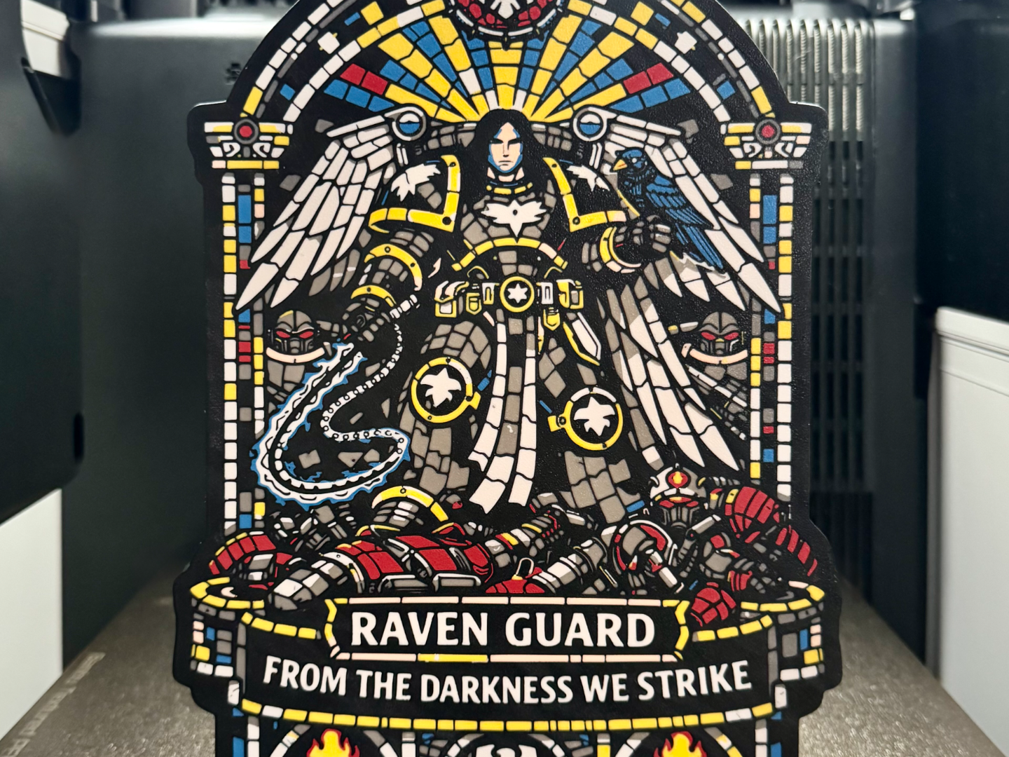 Corvus Corax Raven Guard 40k Lightbox Space Marine