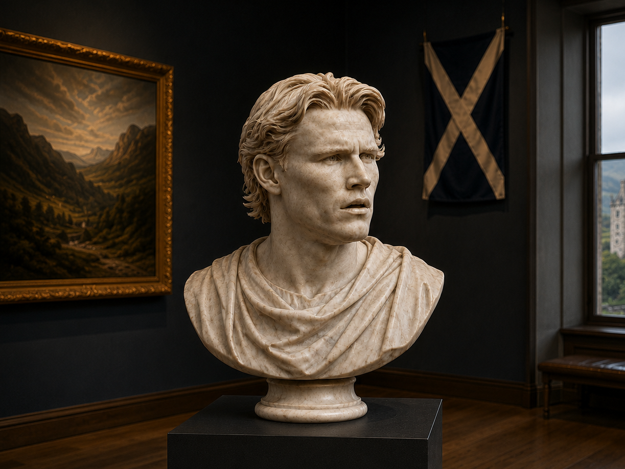 Scott McTominay Desktop Marble Bust