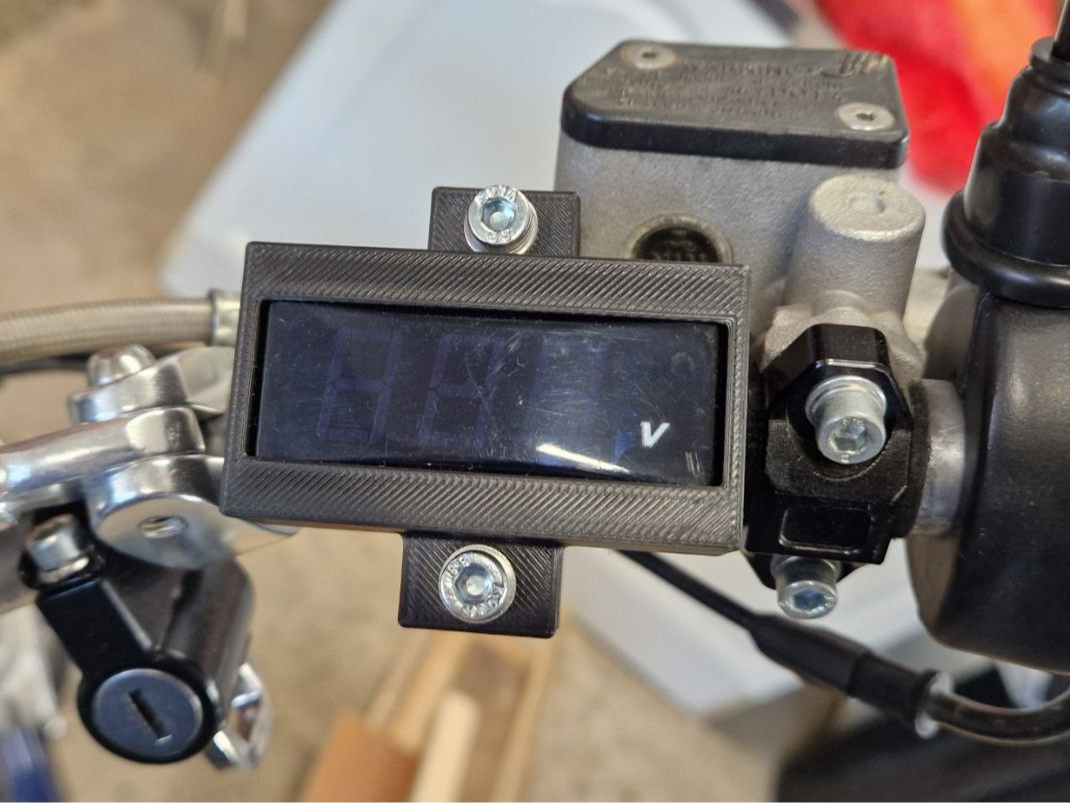 Koso Voltmeter Mount (22mm Handlebar)
