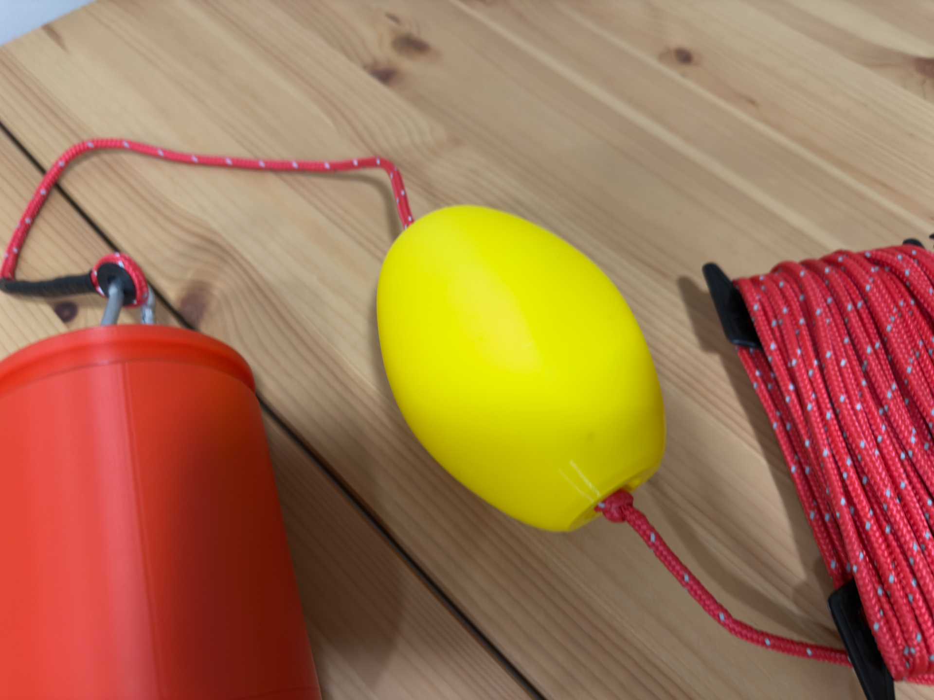 Buoy for anchoring or other purposes.