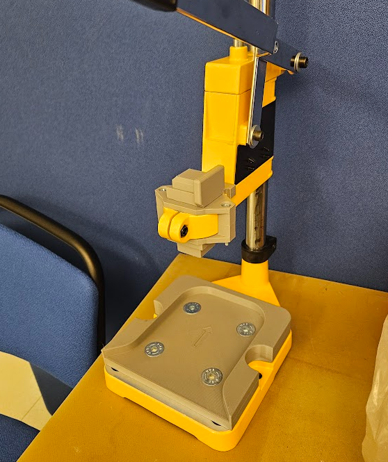 Drill press adapter