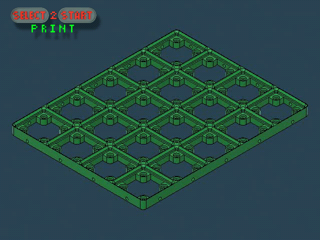 Gridfinity Base | Skelet | 5x4 | select2stertPrint