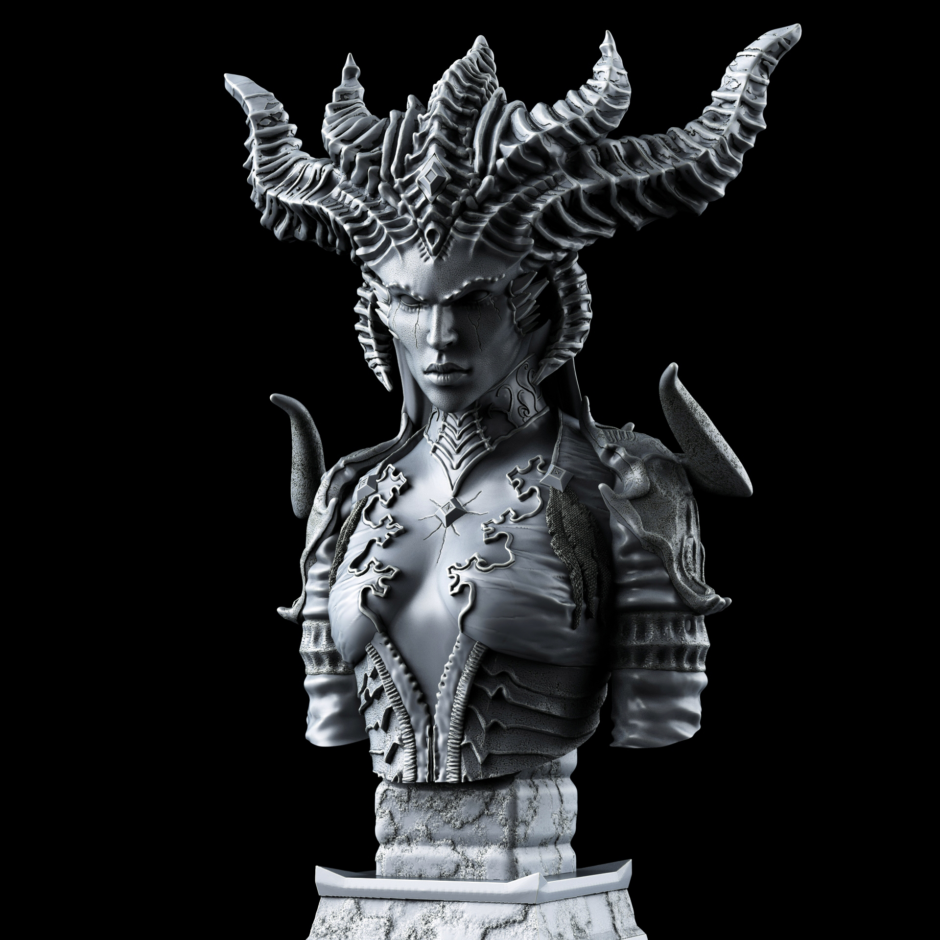 Lilith bust (Pre-Supported)