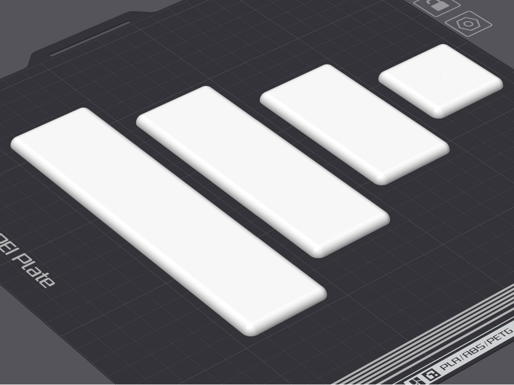 4 40mm aluminium profile end caps (40,80,120&160)