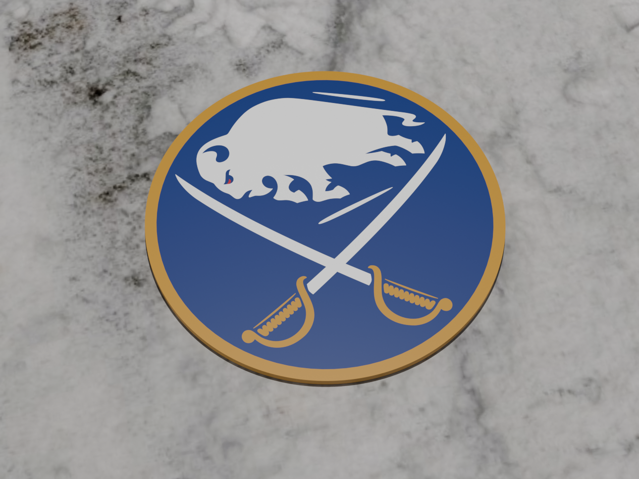 Buffalo Sabers Coaster