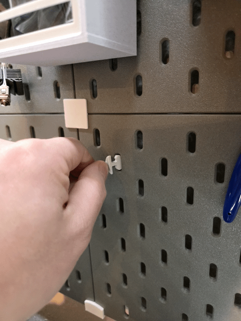 Einfacher Haken IKEA SKADIS (Fast Print 12 min.)