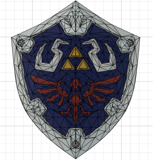 Scale Hylian shiled