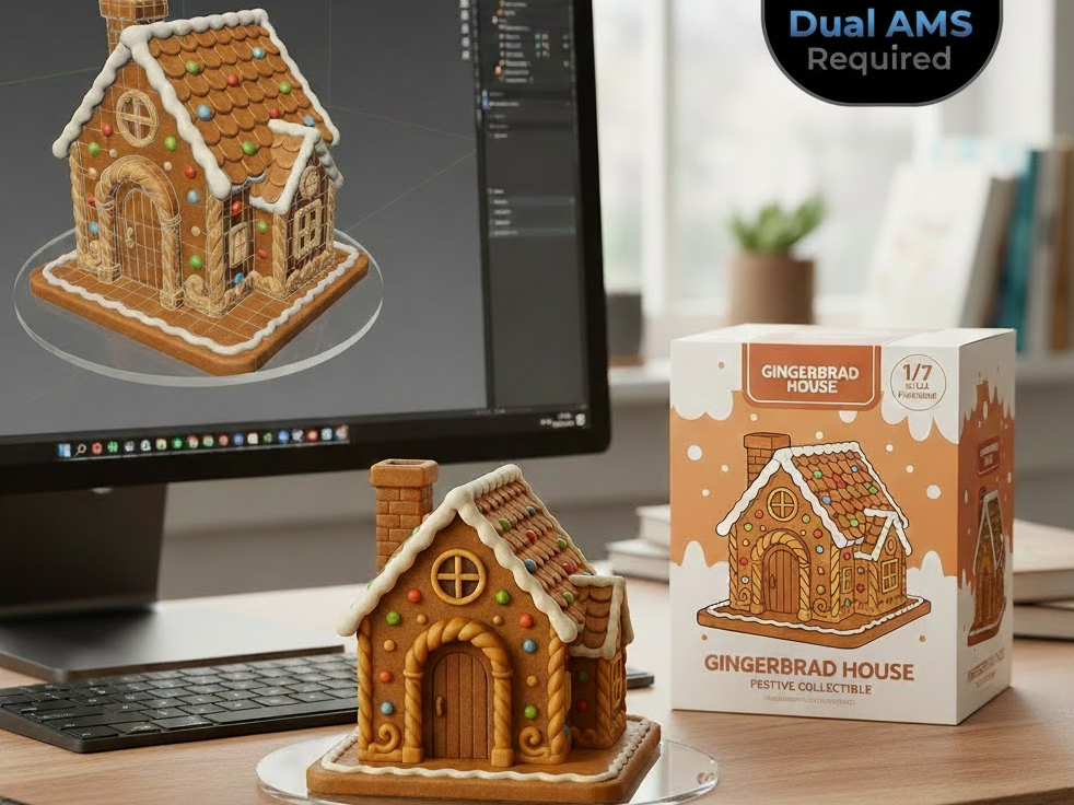 Gingerbread House Festive Holiday Decor