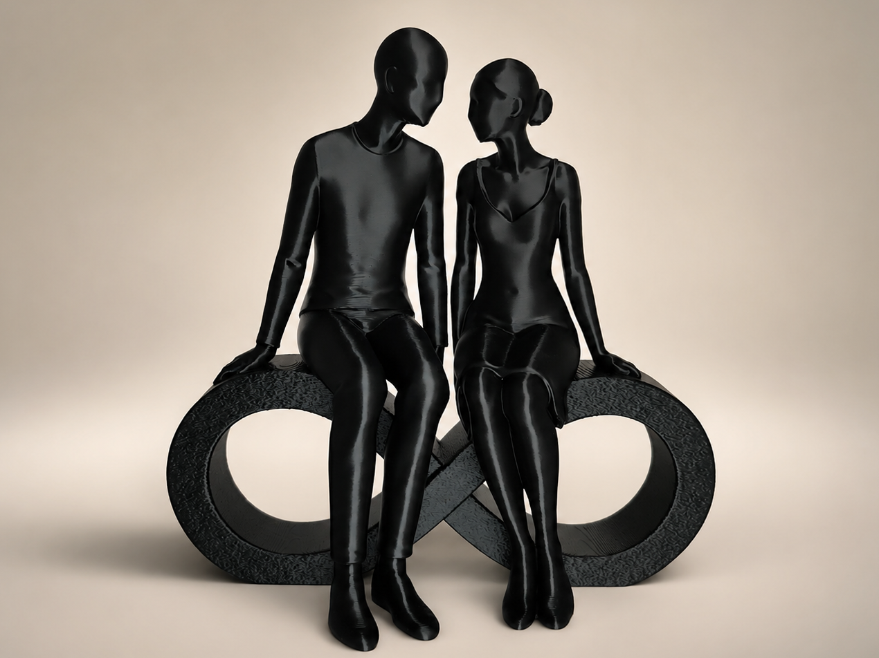 Infinite Love Couple Sculpture
