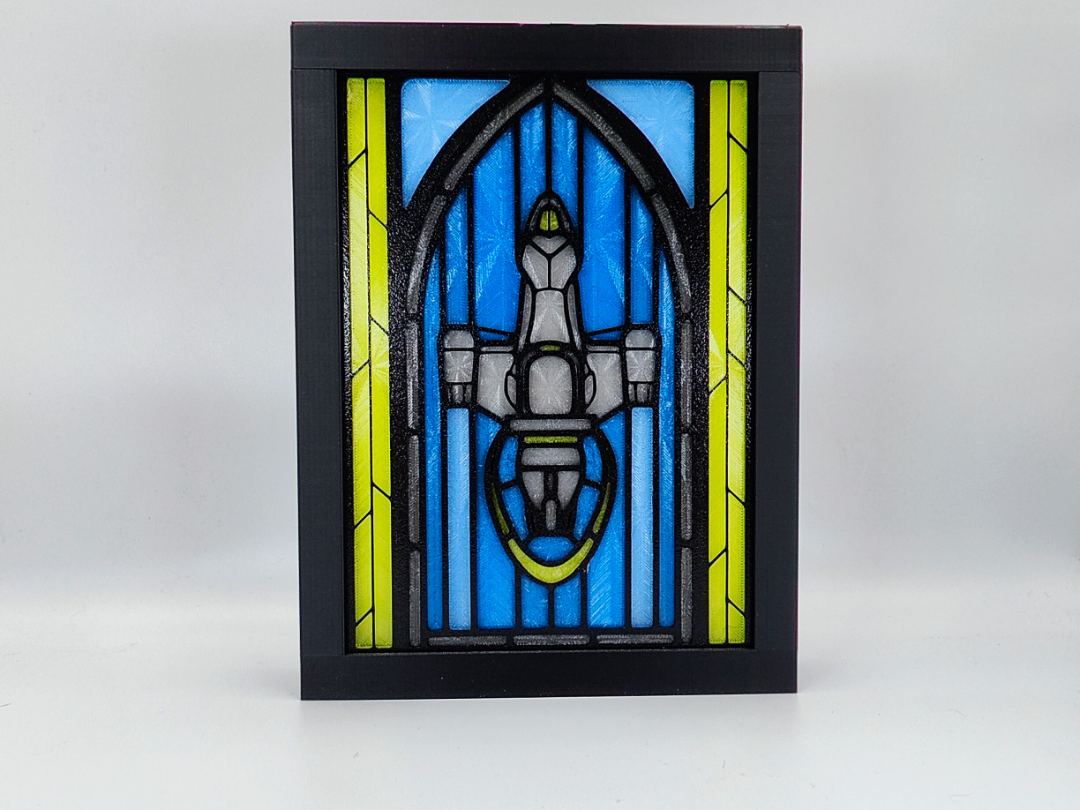Firefly Serenity Stained Glass Light Box