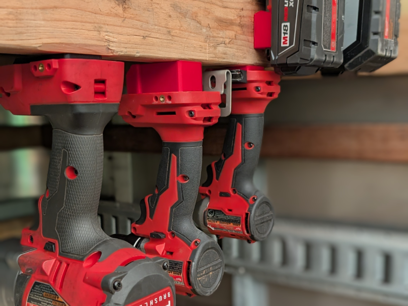 Milwaukee Tool And Battery Holders