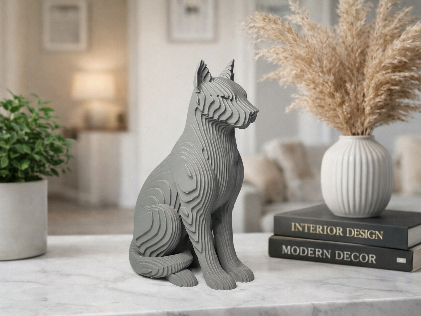 Decorative dog figurine