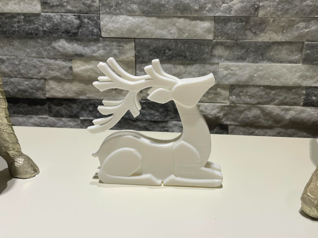 Elegant Resting Reindeer
